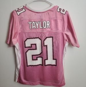 Pink Washington Redskins #21 Sean Taylor Jersey